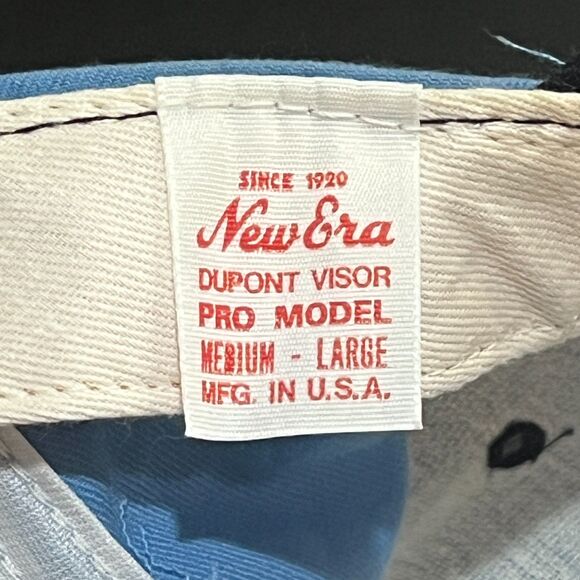 NWT Vintage 90s New Era Houston Oilers Snapback Hat Classic Team Made in USA - Picture 10 of 11